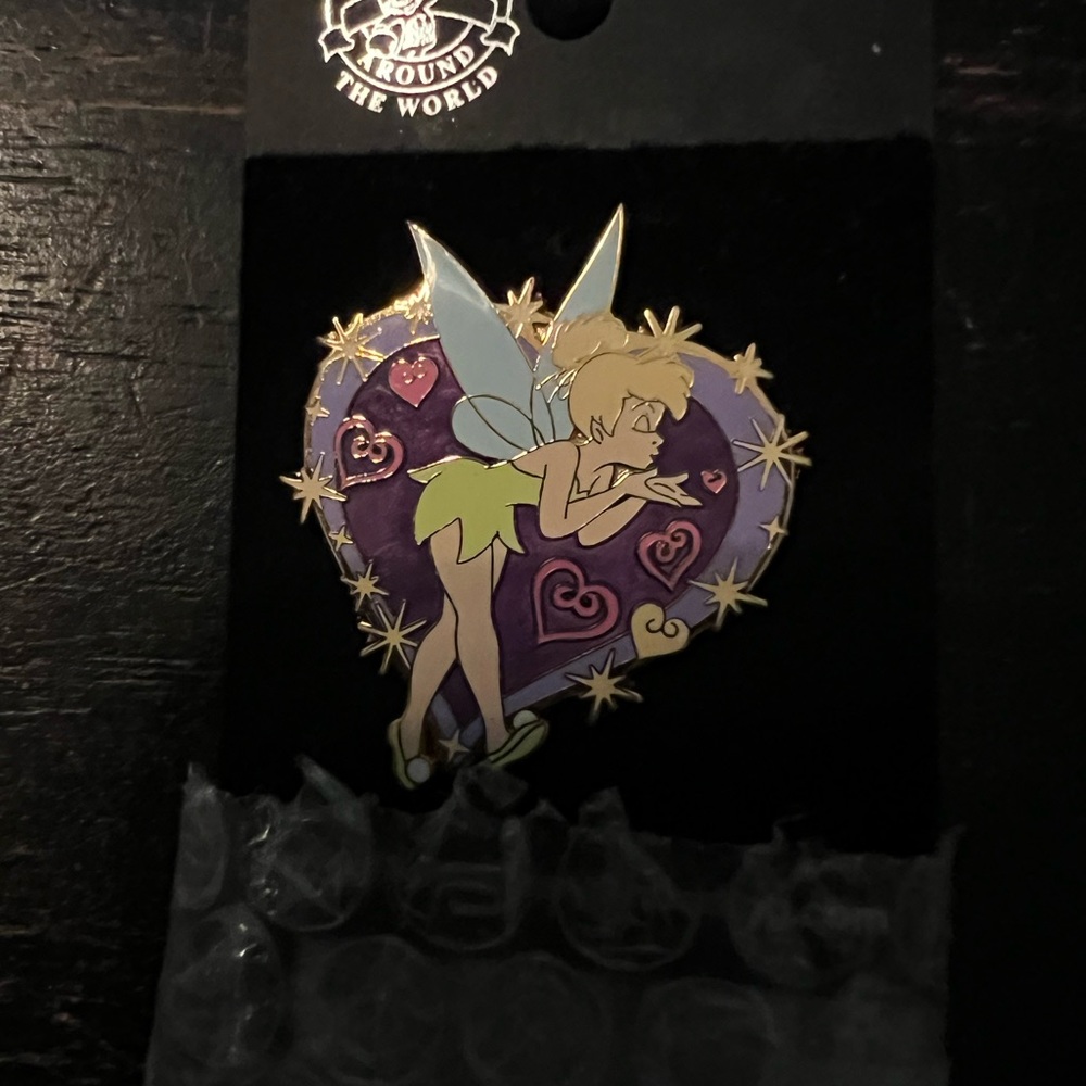 Tinker Bell Heart-Shaped Pin